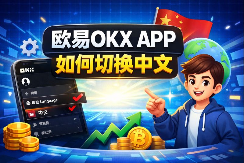 歐易OKX手機APP怎麼設定中文語言？